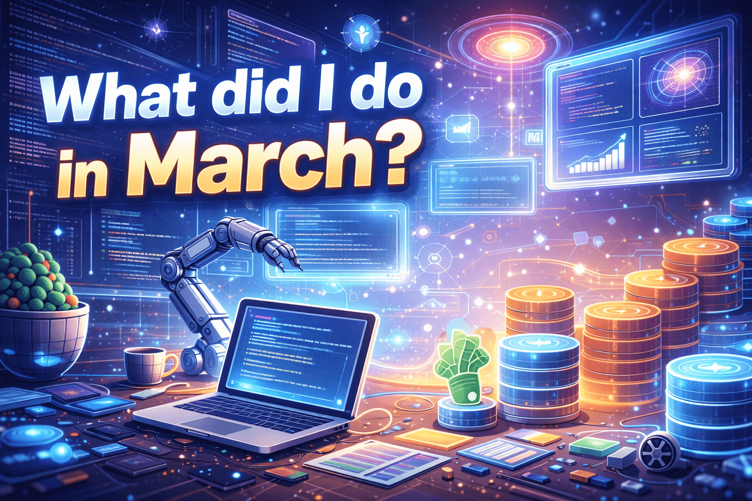 What did I do in March?