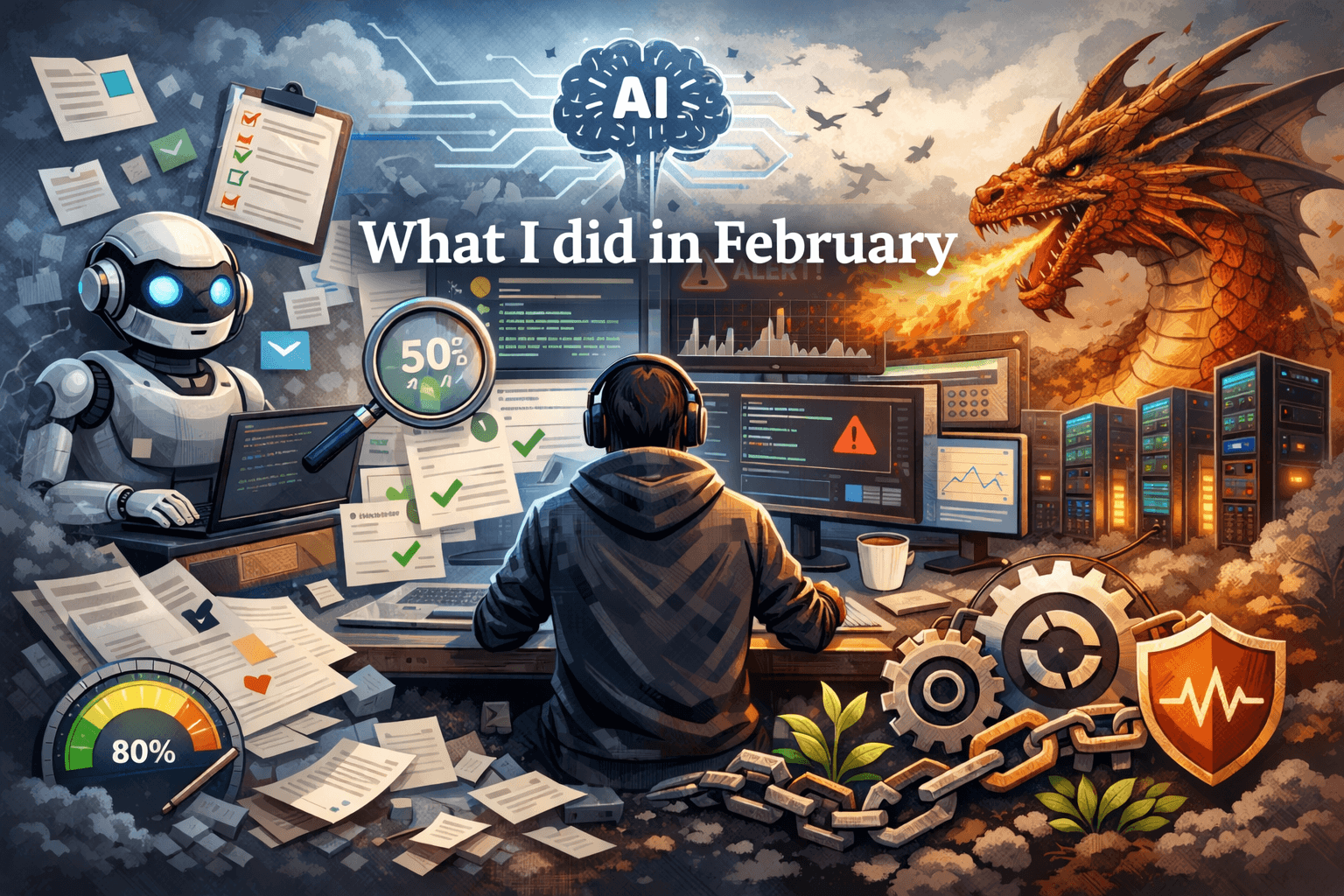 What did I do in February